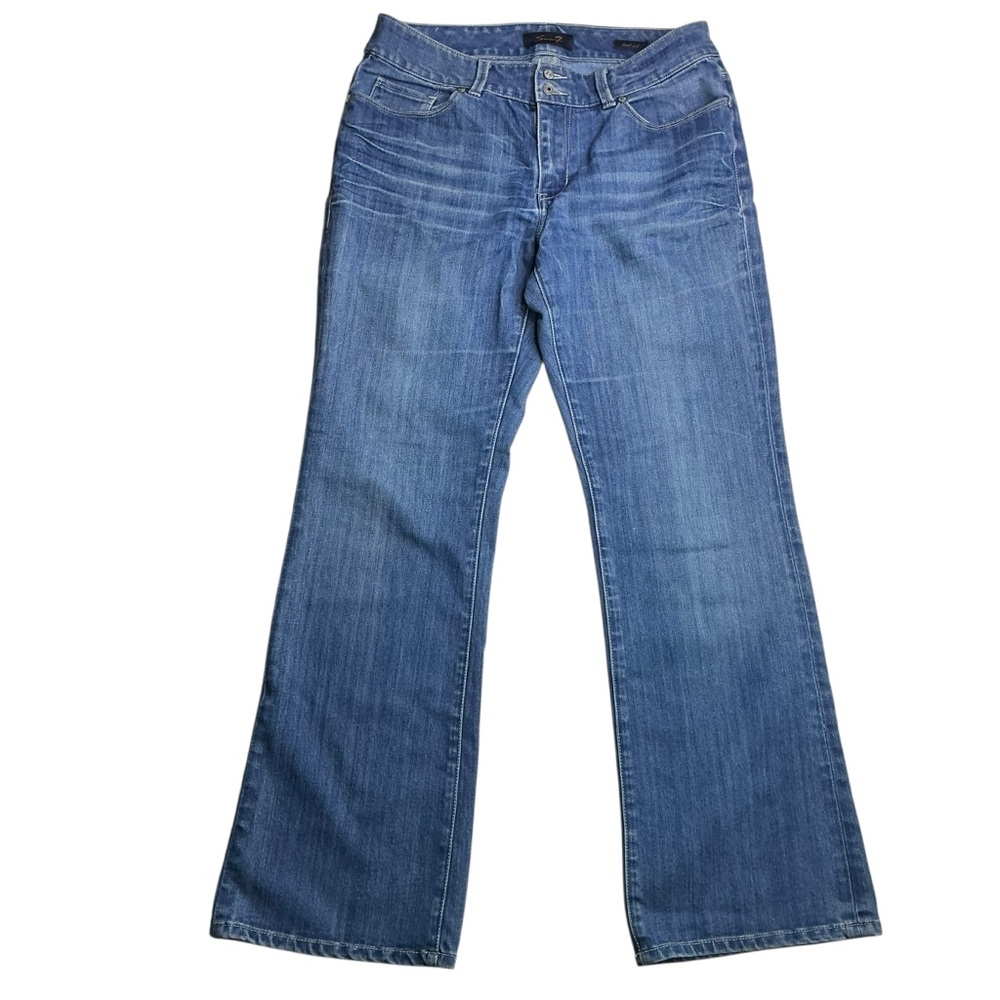 Seven7‎ Medium Wash Denim Blue Boot Cut Women's Jeans Size 10
